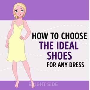 How to choose the ideal shoes for any dress part 1
